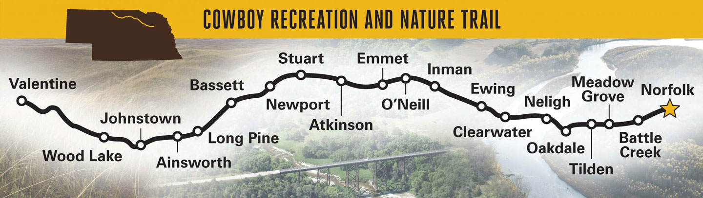 Cowboy Trail Map