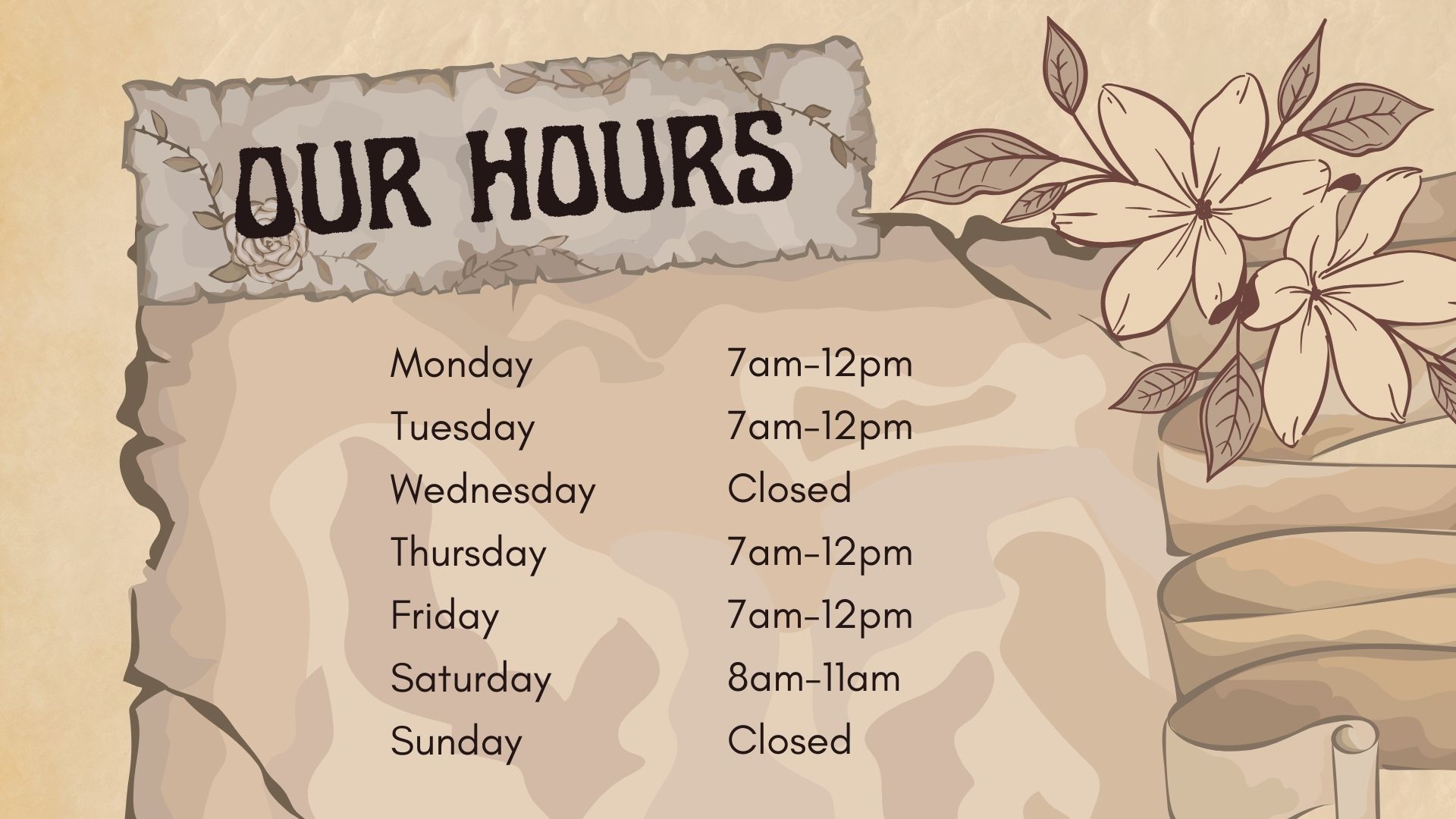 Perk Up Java Shop Hours