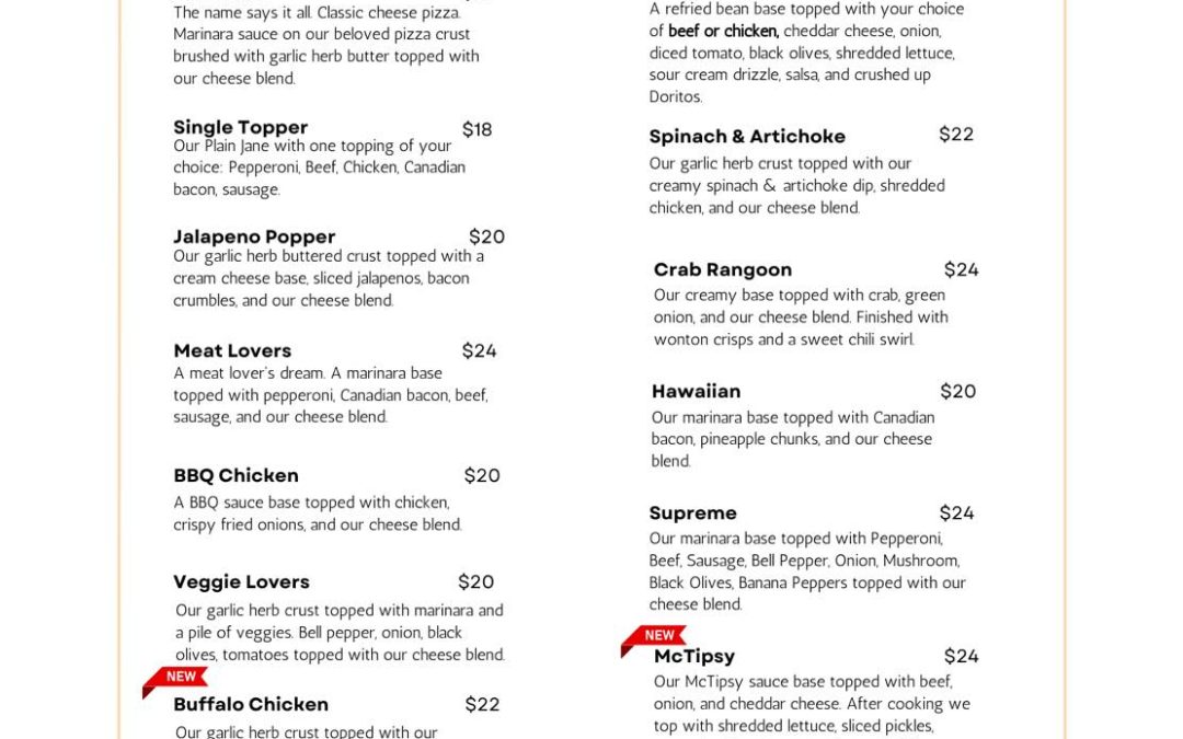 The Tipsy Pine Pizza Pub