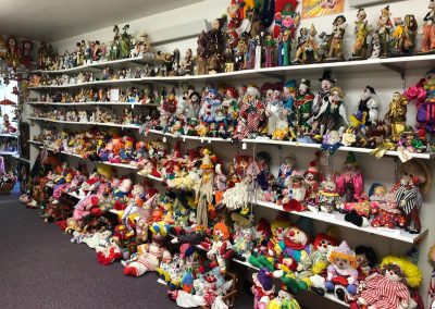 Dolls at the Klown Doll Museum