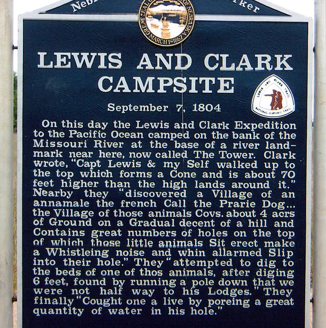 Lewis and Clark Camp Site: Sept 7, 1804