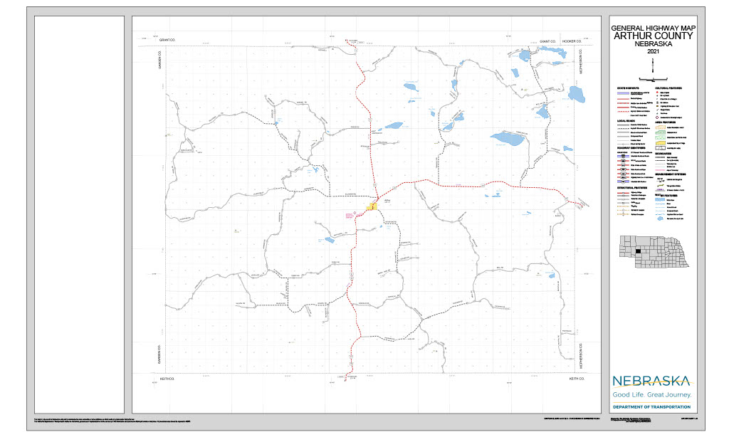 Antelope County Road Map thumbnail