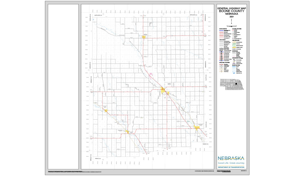 Boone County Road Map thumbnail