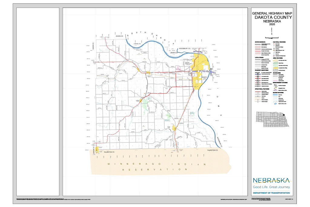 Dakota County Road Map thumbnail