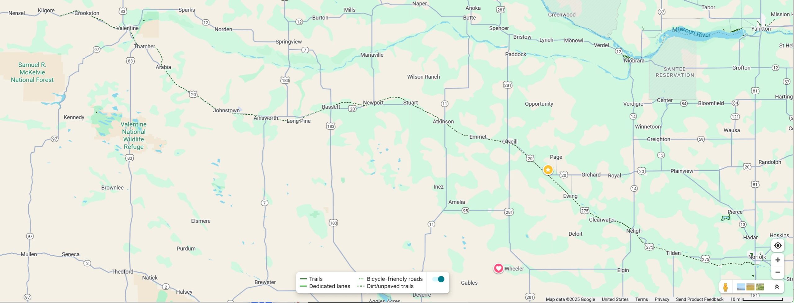 Nebraska CowboyTrail