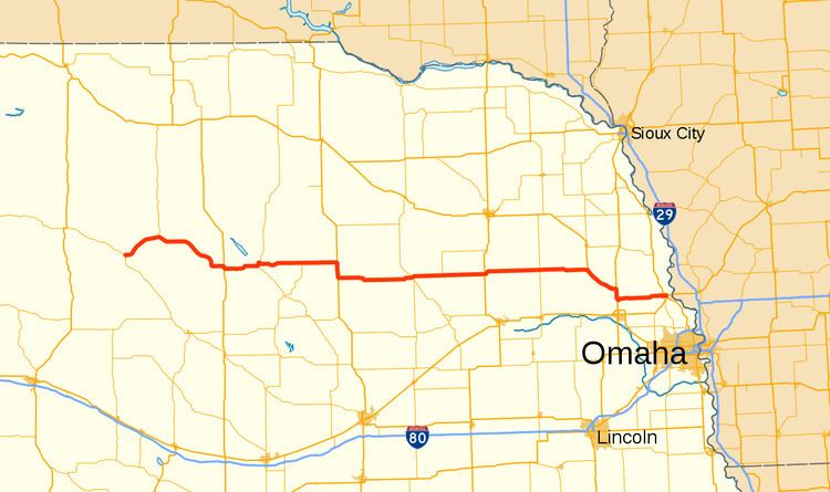 Nebraska Highway 91 Map
