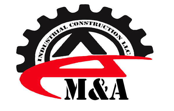 M&A INDUSTRIAL CONSTRUCTION logo