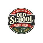 Circular logo for Old School Thrift Store Orchard NE est 2022