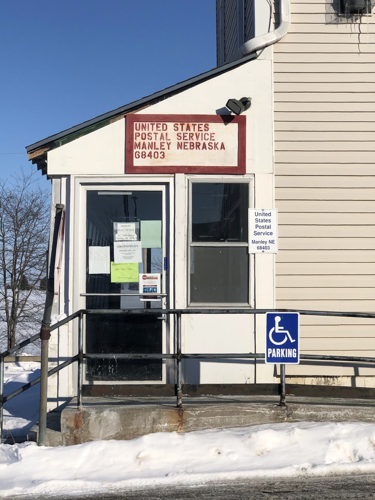Post office, Manley, Nebraska