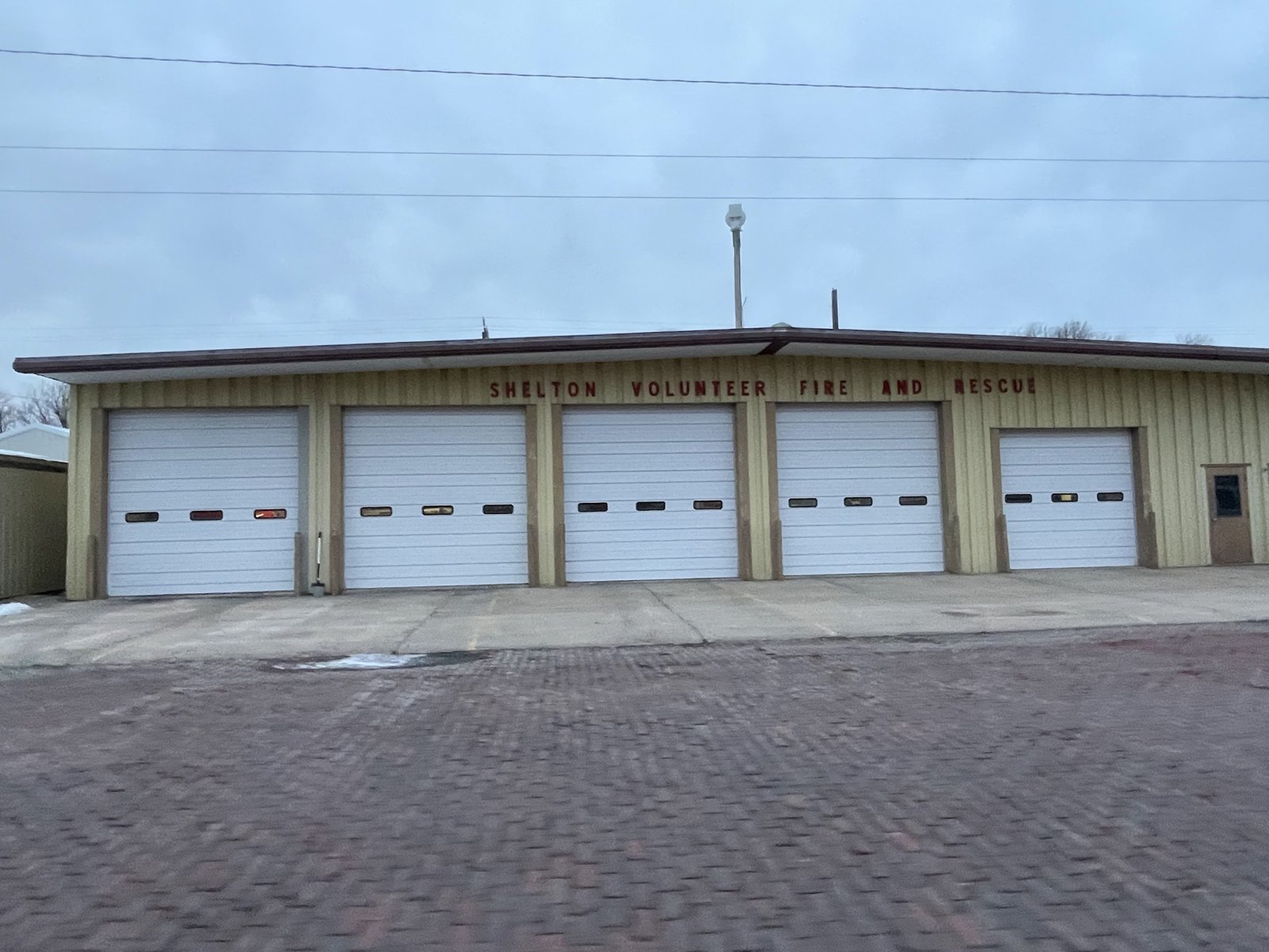 Fire hall, Shelton, Nebraska