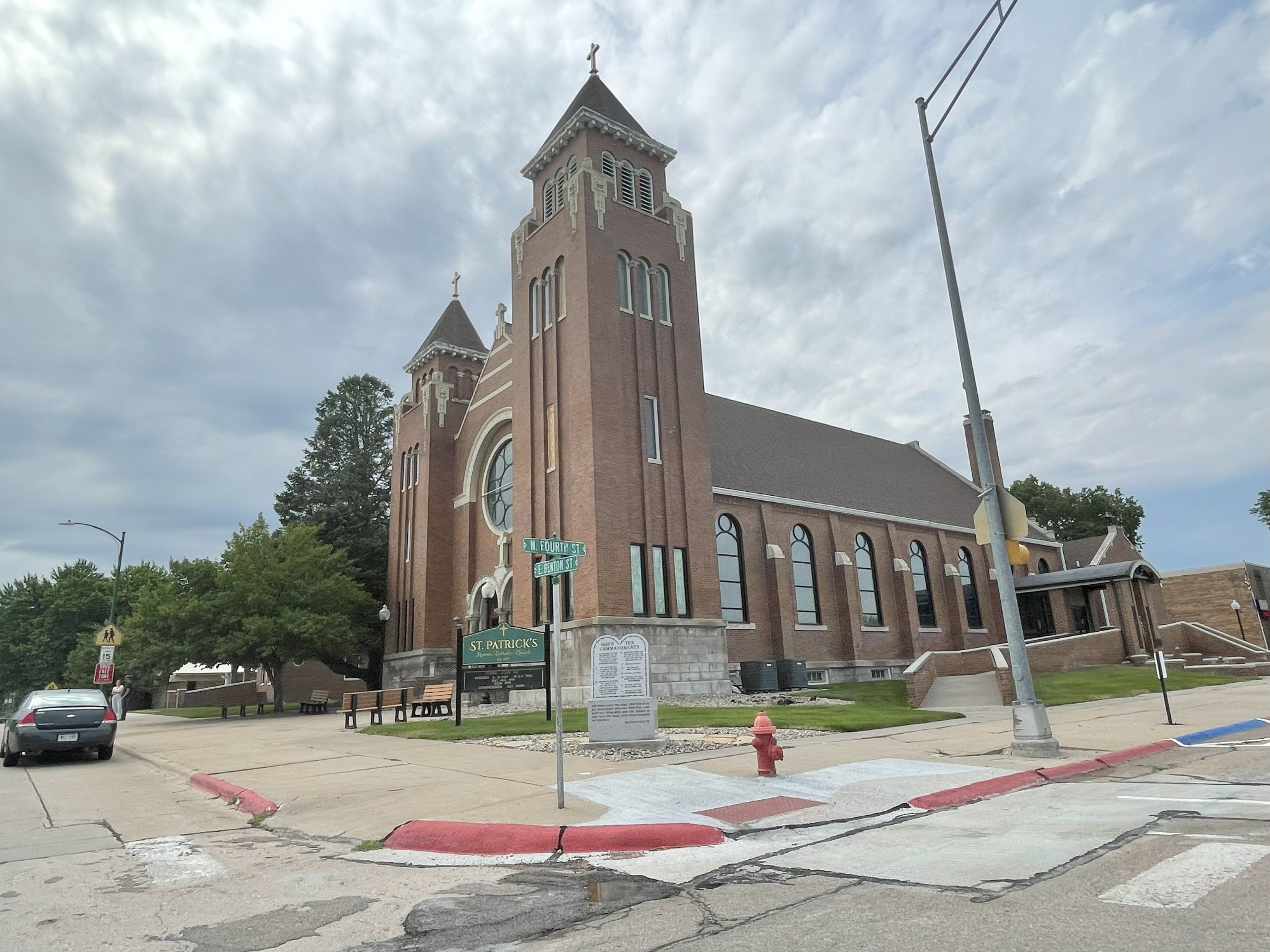 St Patrick Catholic Church ONeill exterior Nebraska Directory St Patrick Catholic Church ONeill Nebraska seen from the street