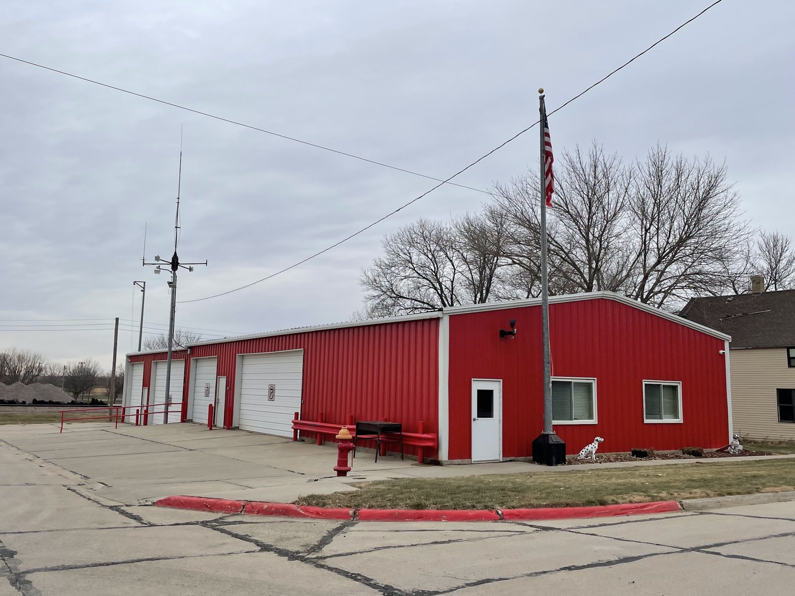 Fire hall, Uehling, Nebraska