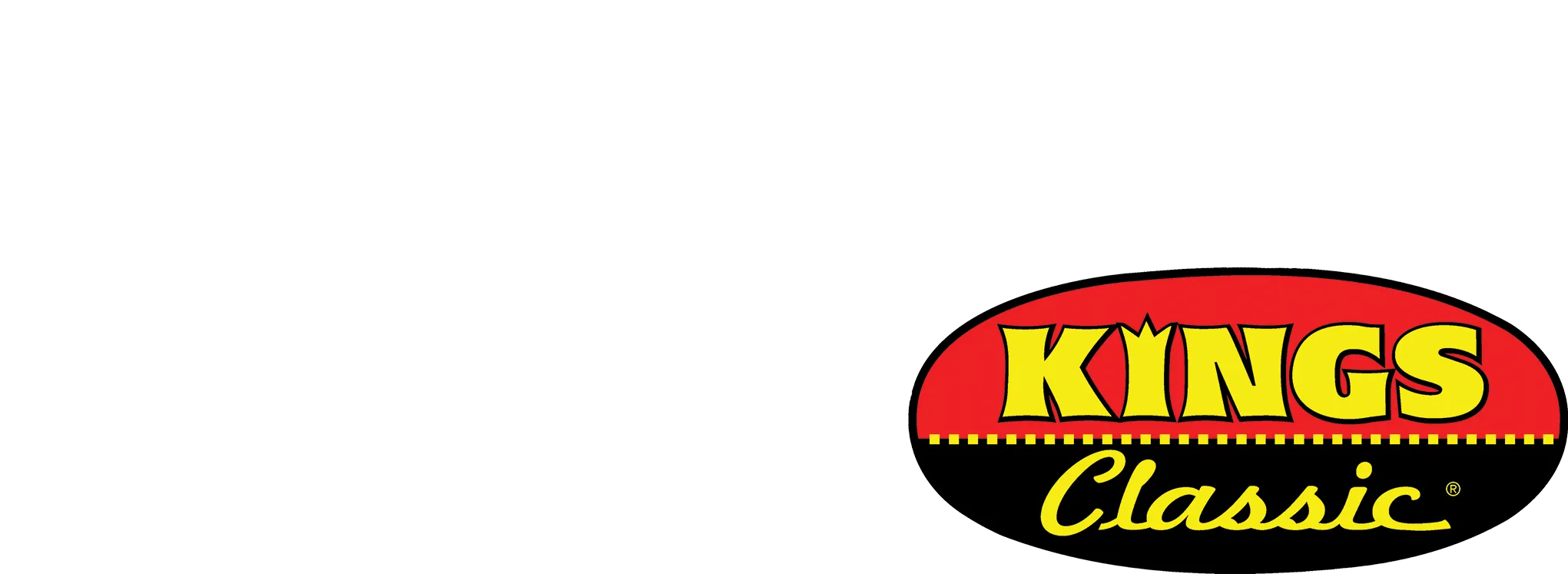 Amigos Kings Classics Logo Nebraska Directory Kings Classic logo red oval with bold yellow KINGS above a black band and yellow Classic script below
