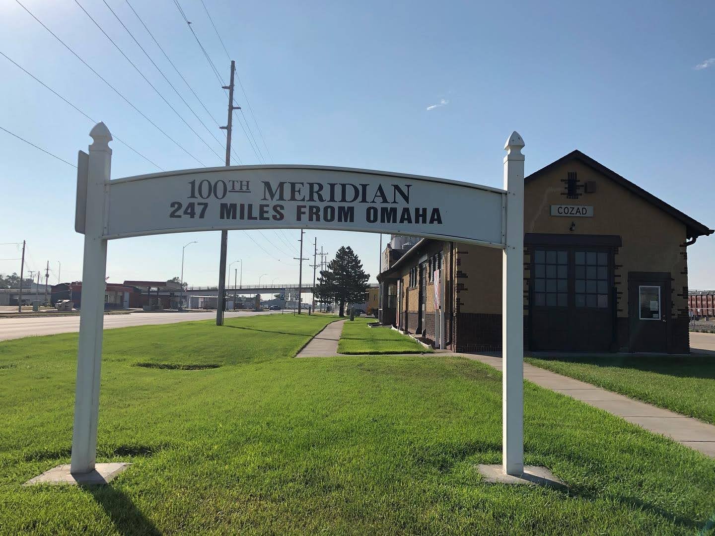 100th Meridian Marker (Cozad)