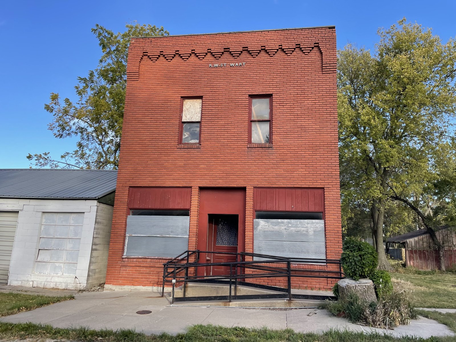 Historic brick building, Alvo, Nebraska Historic brick building, Alvo, Nebraska