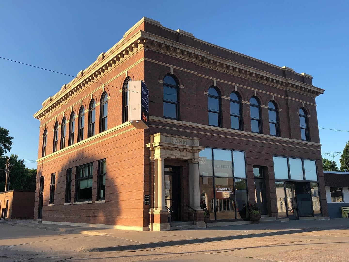 Historic brick building, Ansley, Nebraska