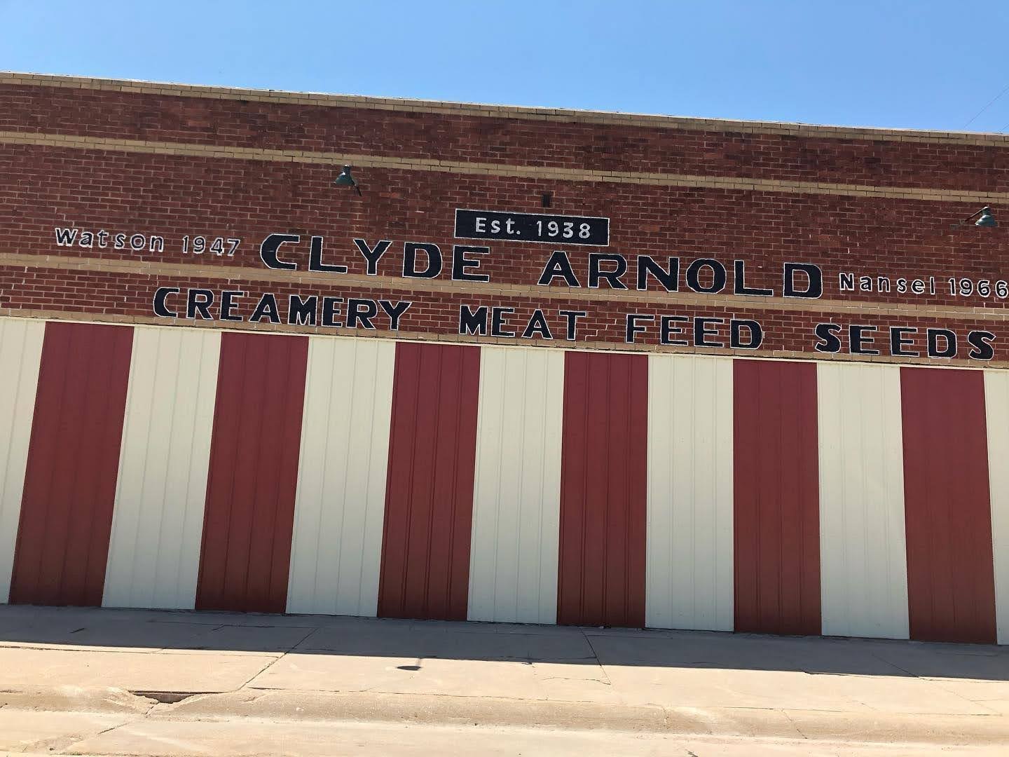 Clyde Arnold creamery building, Arnold, Nebraska