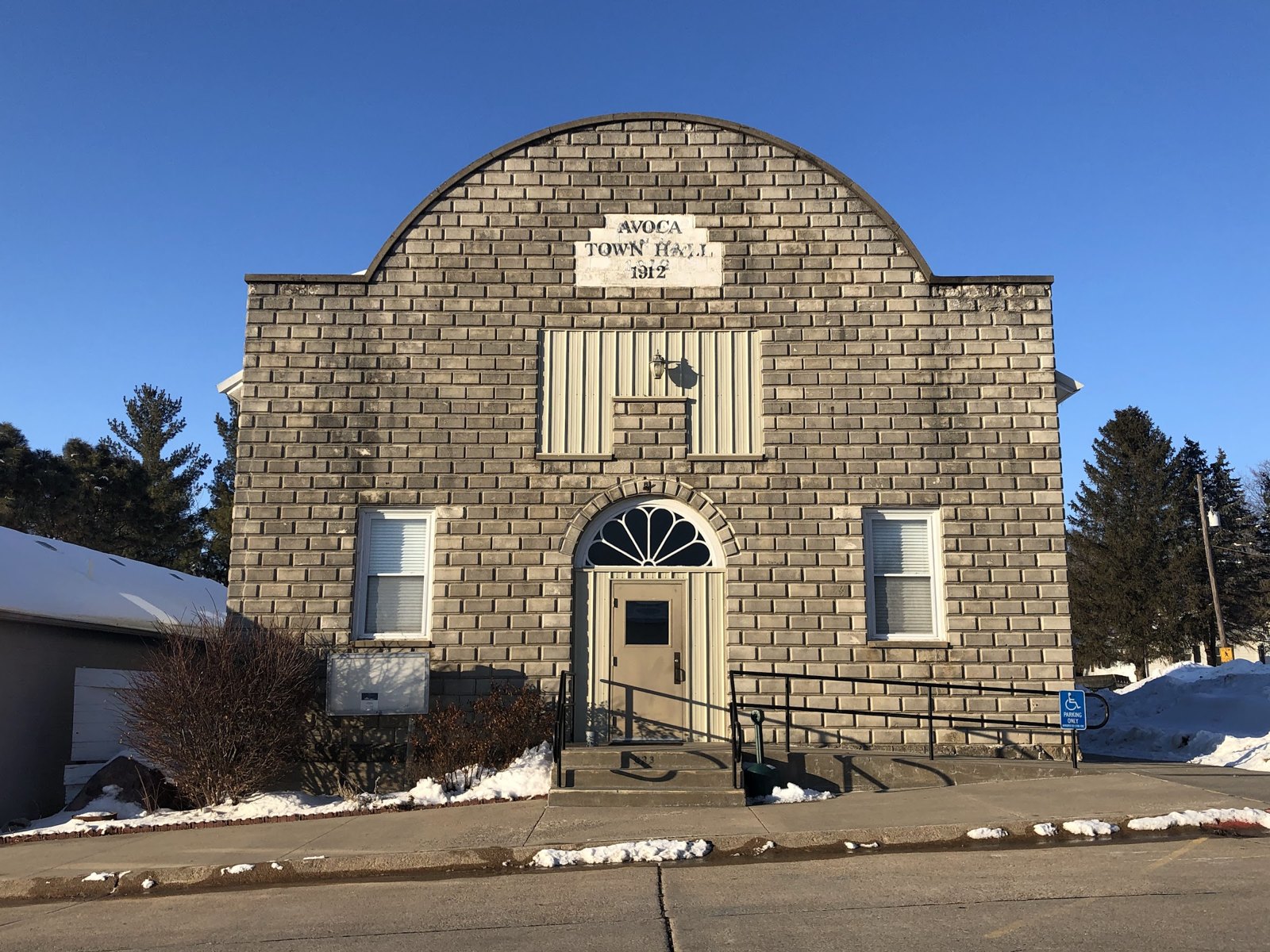 Historic stone hall, Avoca, Nebraska Historic stone hall, Avoca, Nebraska
