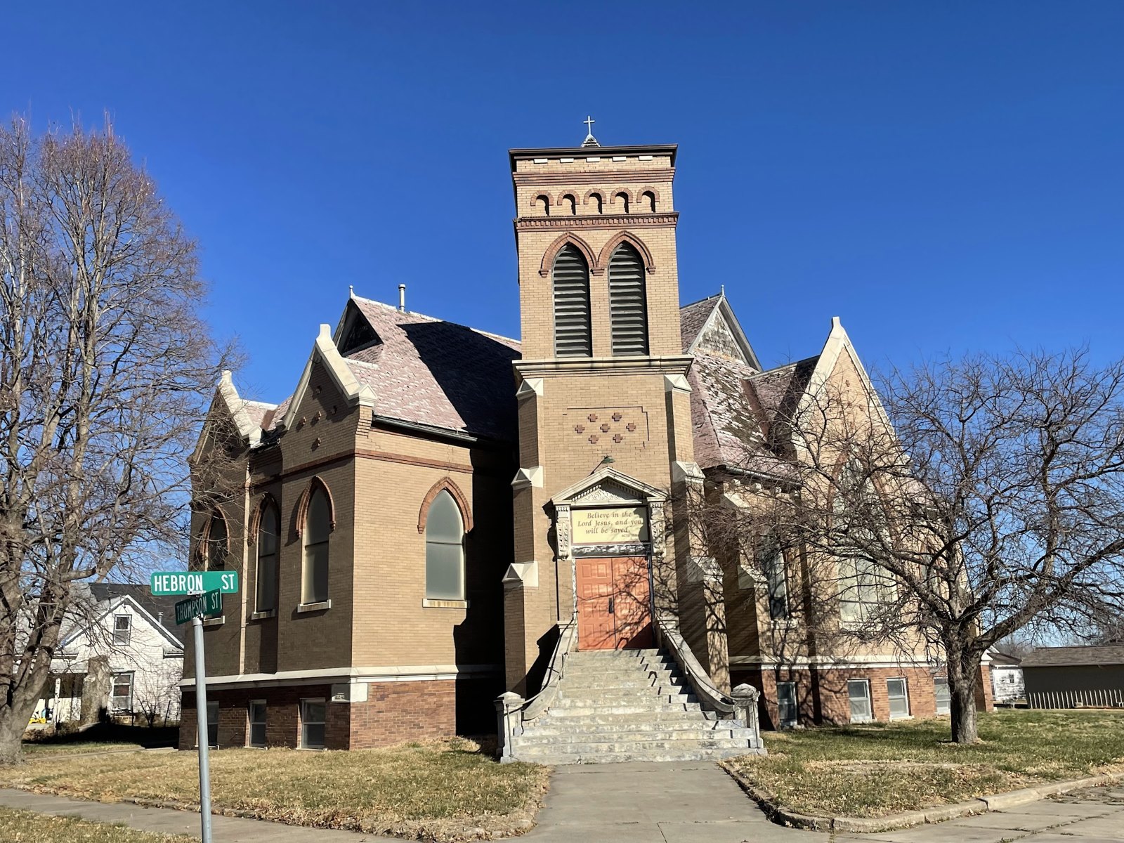 Historic church, Chester, Nebraska