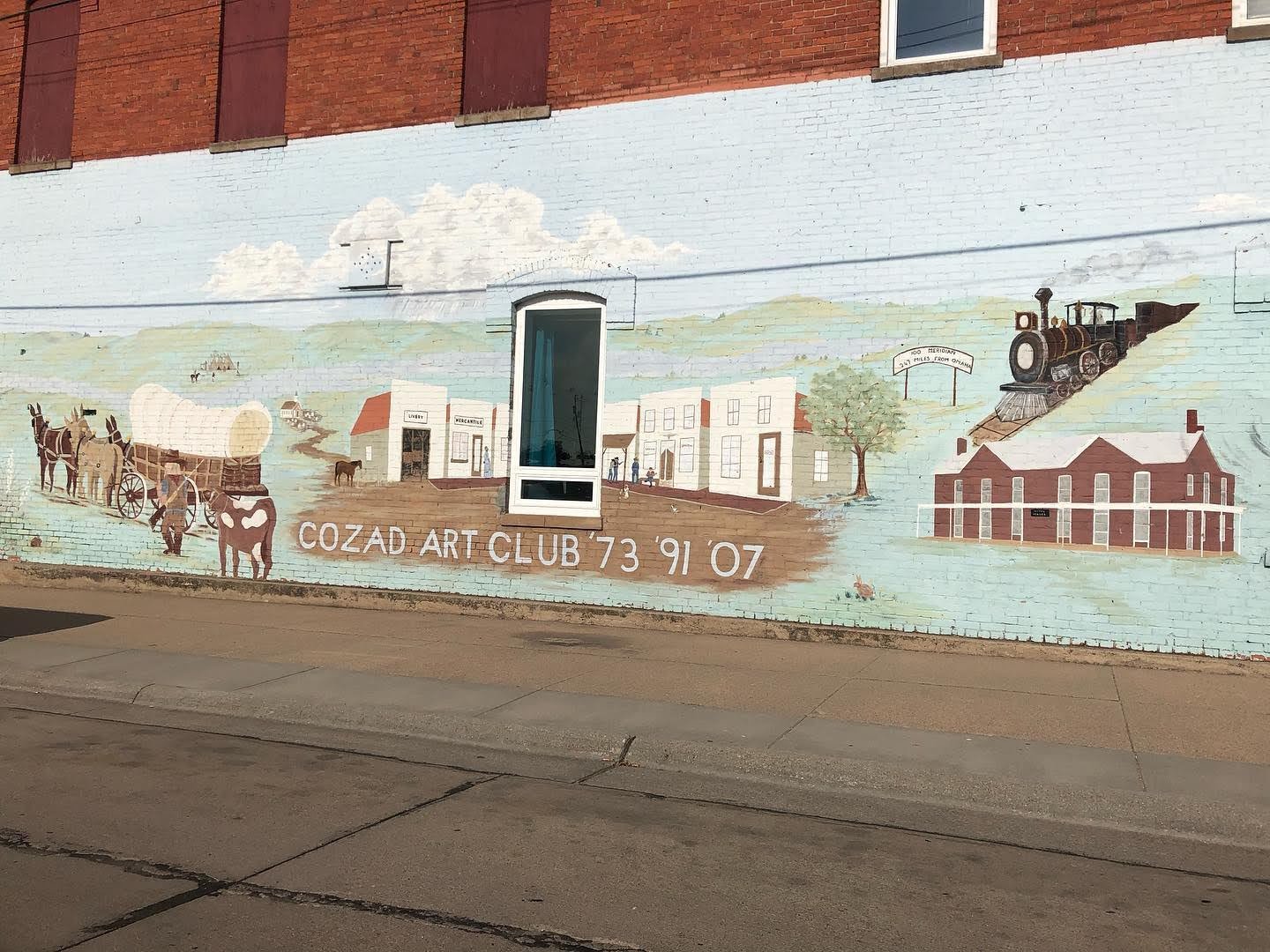 Cozad Art Club mural, Cozad, Nebraska Cozad Art Club mural, Cozad, Nebraska