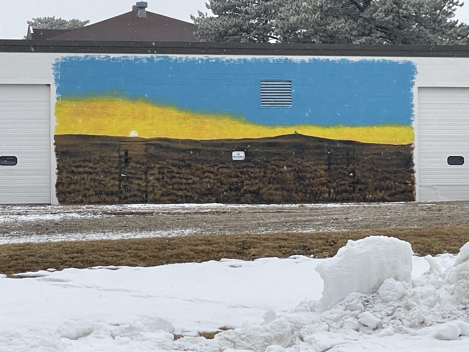 Sunrise mural, Curtis, Nebraska Sunrise mural, Curtis, Nebraska