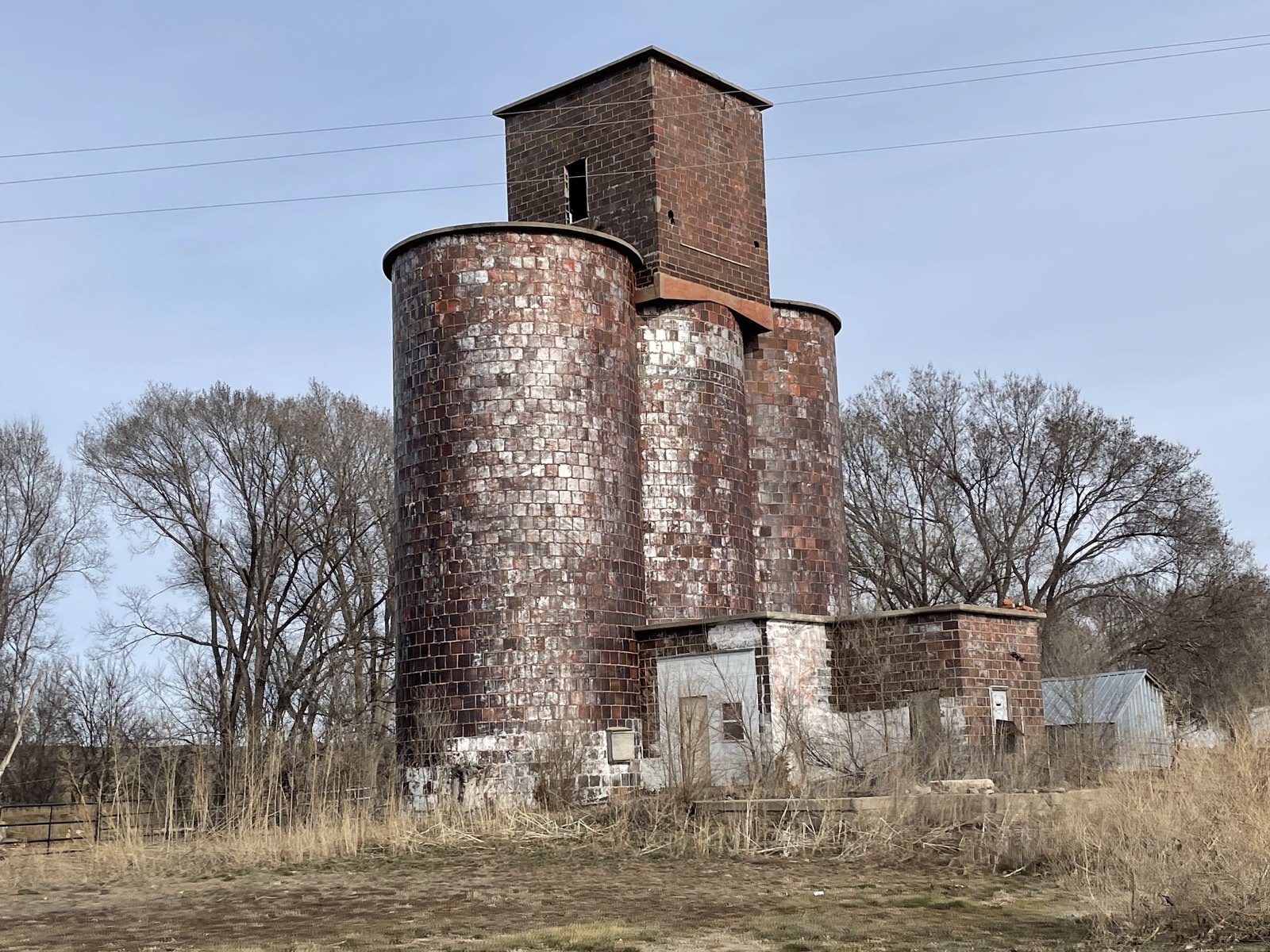 Old brick elevator, Cushing, Nebraska Old brick elevator, Cushing, Nebraska