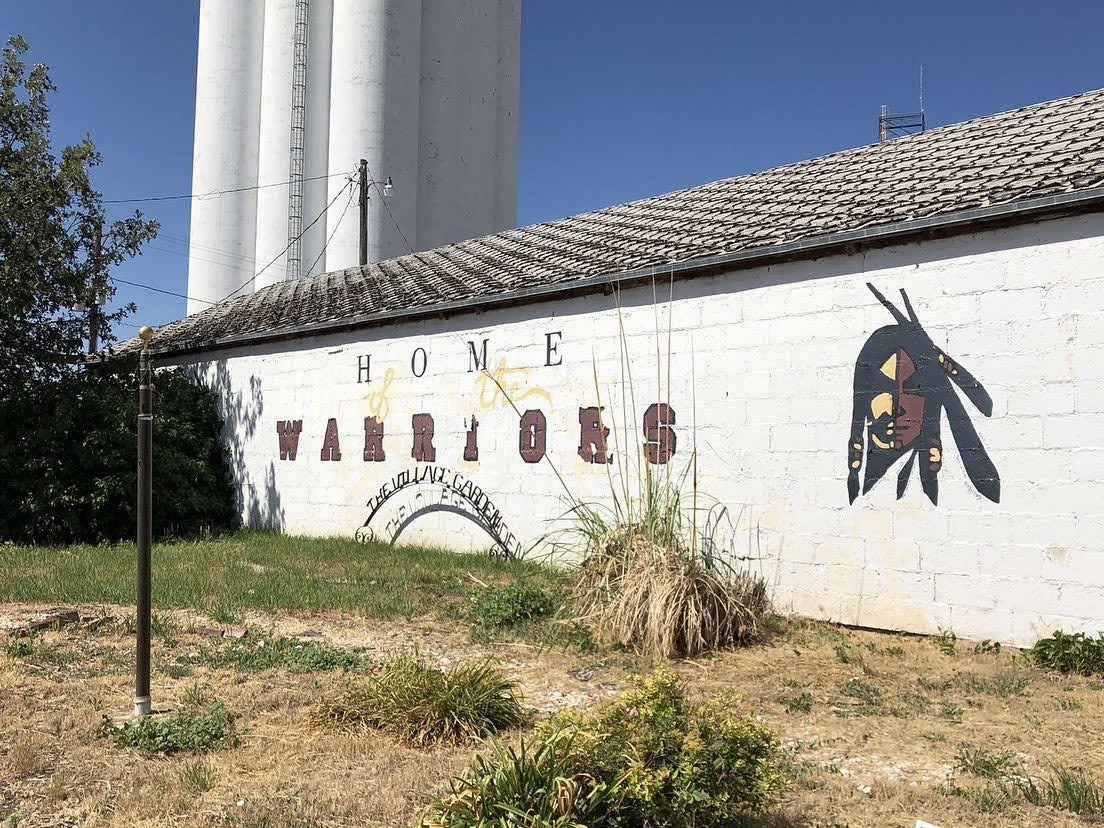 Warriors mural, Dalton, Nebraska