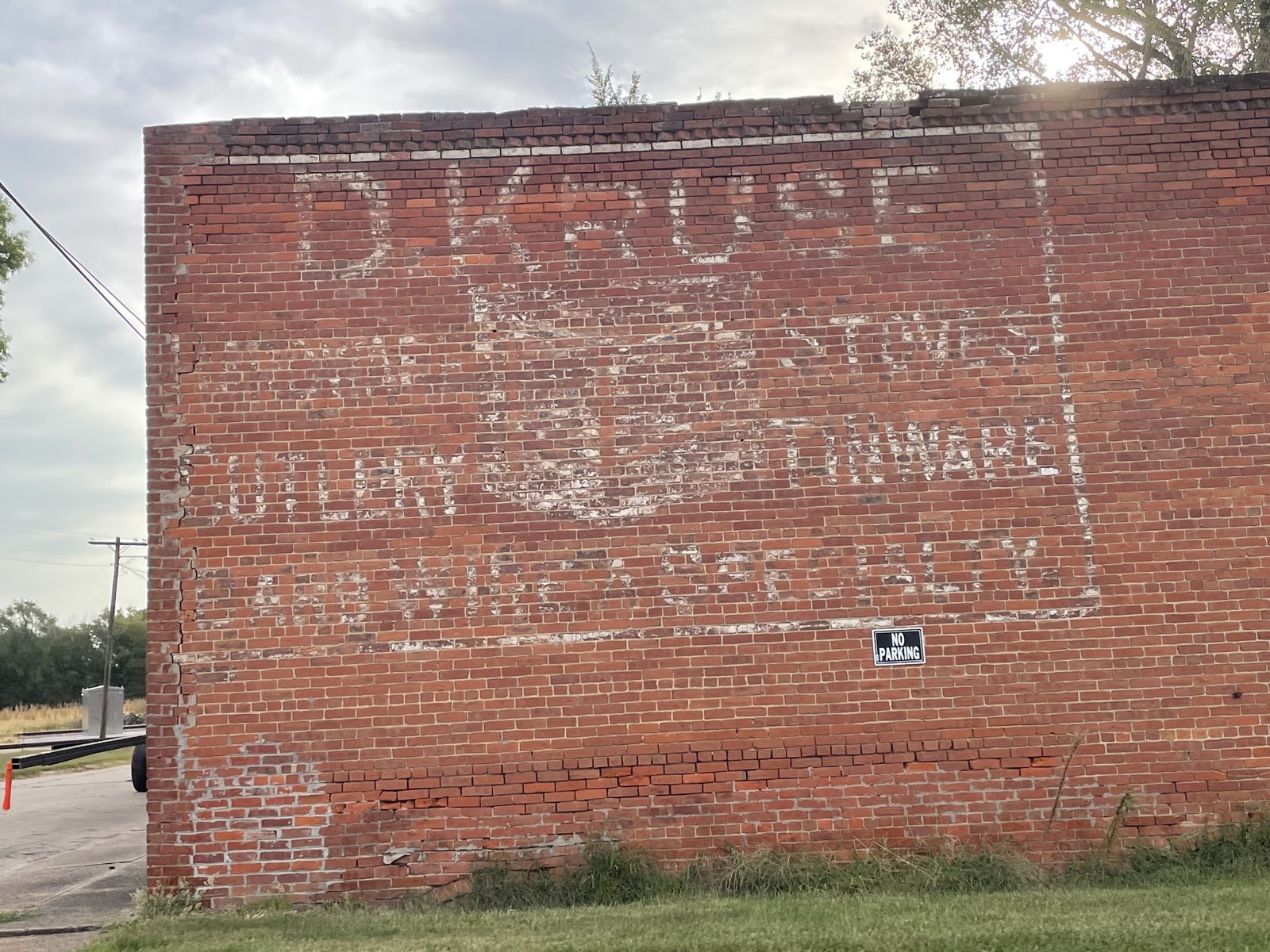 Painted ghost sign, Dunbar, Nebraska Painted ghost sign, Dunbar, Nebraska