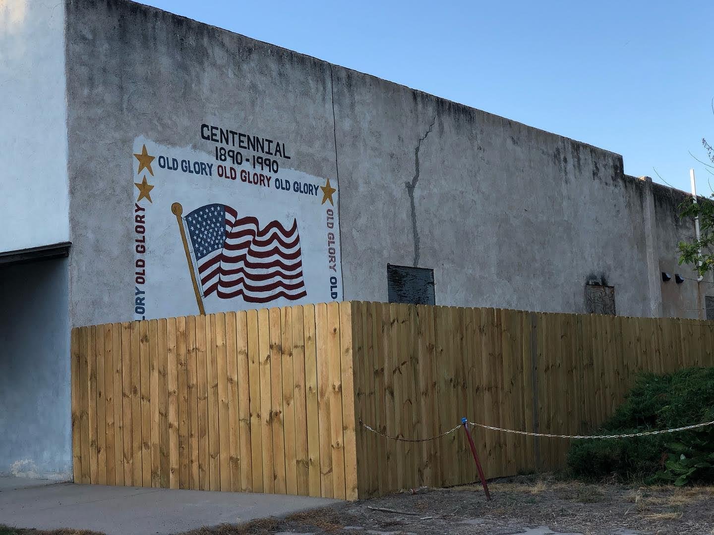 Centennial Old Glory mural, Eddyville, Nebraska Centennial Old Glory mural, Eddyville, Nebraska