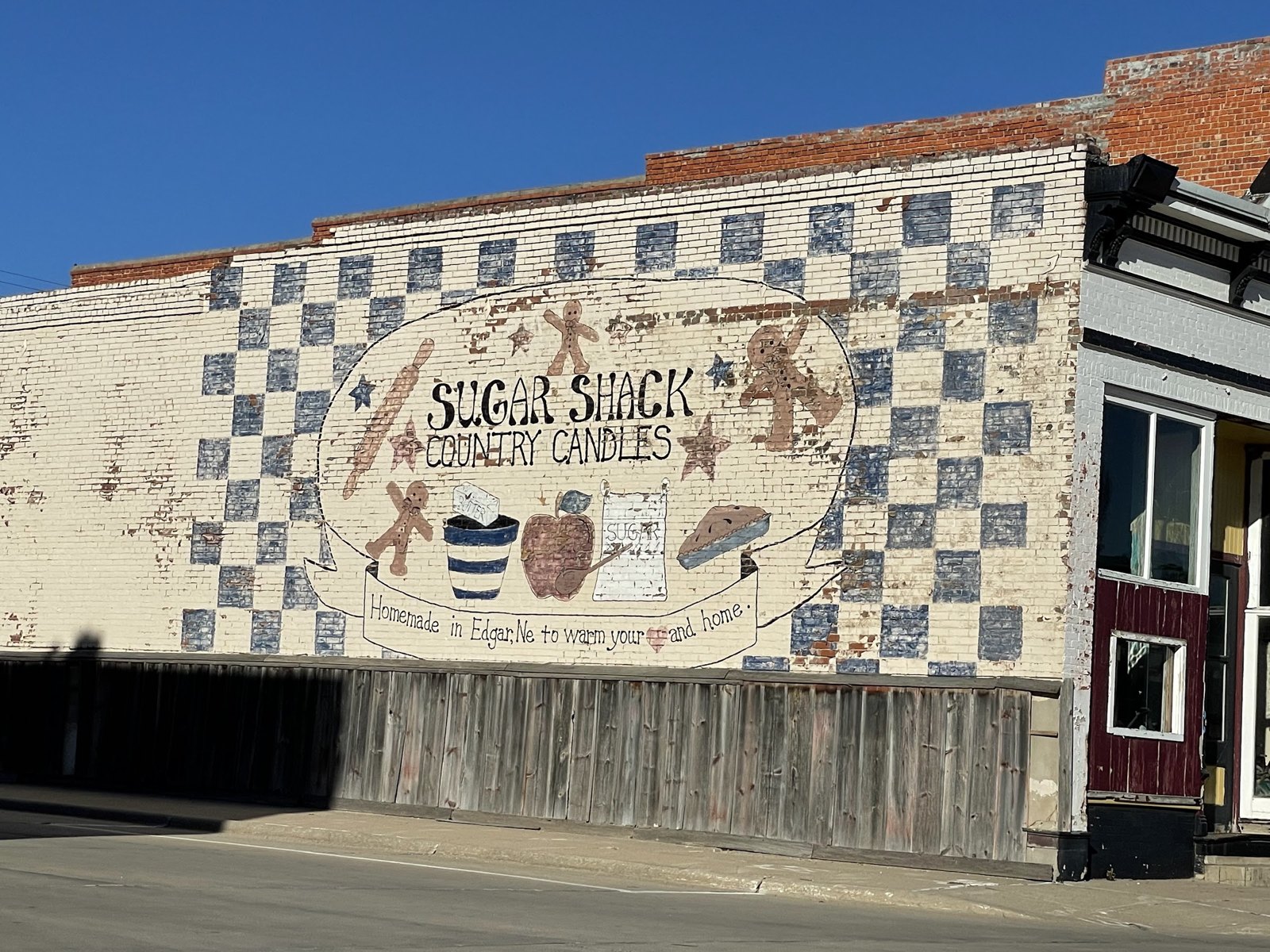 Sugar Shack mural, Edgar, Nebraska Sugar Shack mural, Edgar, Nebraska