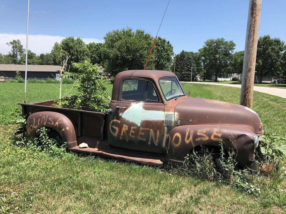 Old truck greenhouse, Elba, Nebraska Old truck greenhouse, Elba, Nebraska
