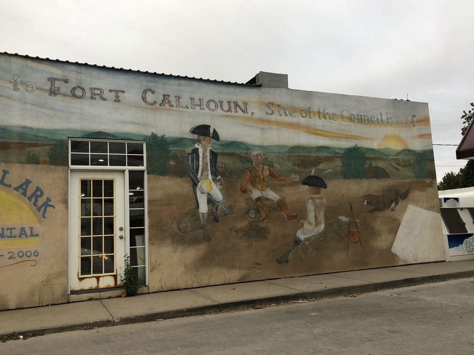 Fort Calhoun mural, Fort Calhoun, Nebraska Fort Calhoun mural, Fort Calhoun, Nebraska