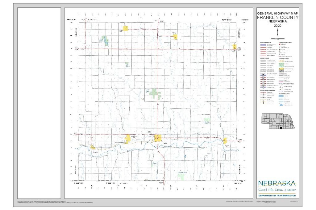 Franklin County Road Map thumbnail