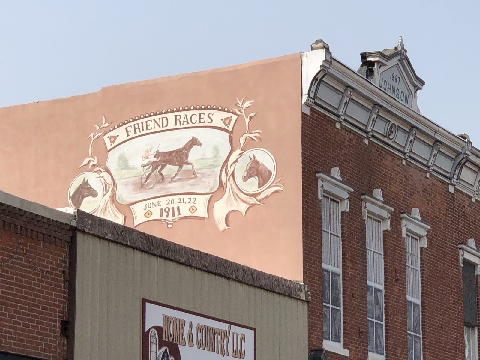 Friend Races ghost sign, Friend, Nebraska Friend Races ghost sign, Friend, Nebraska