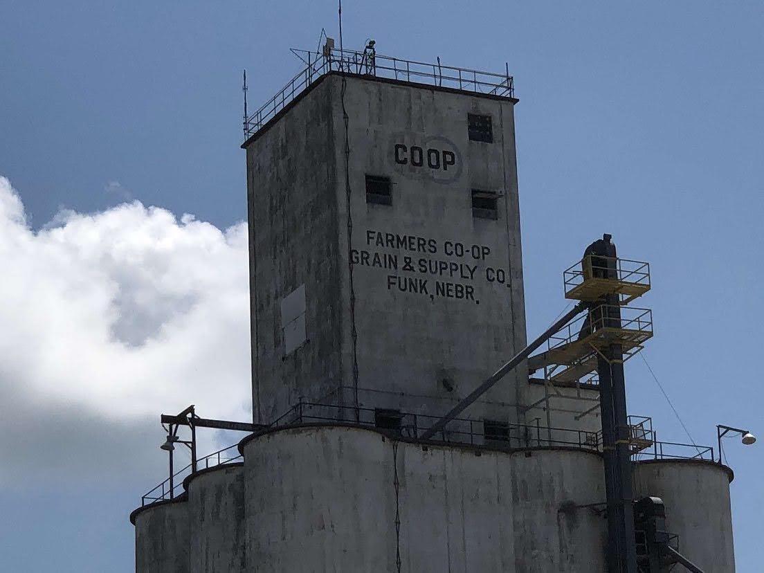 Farmers Co-op elevator, Funk, Nebraska