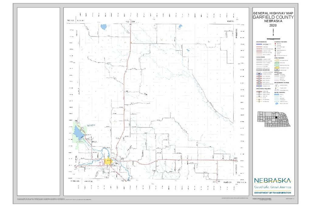 Garfield County Road Map thumbnail