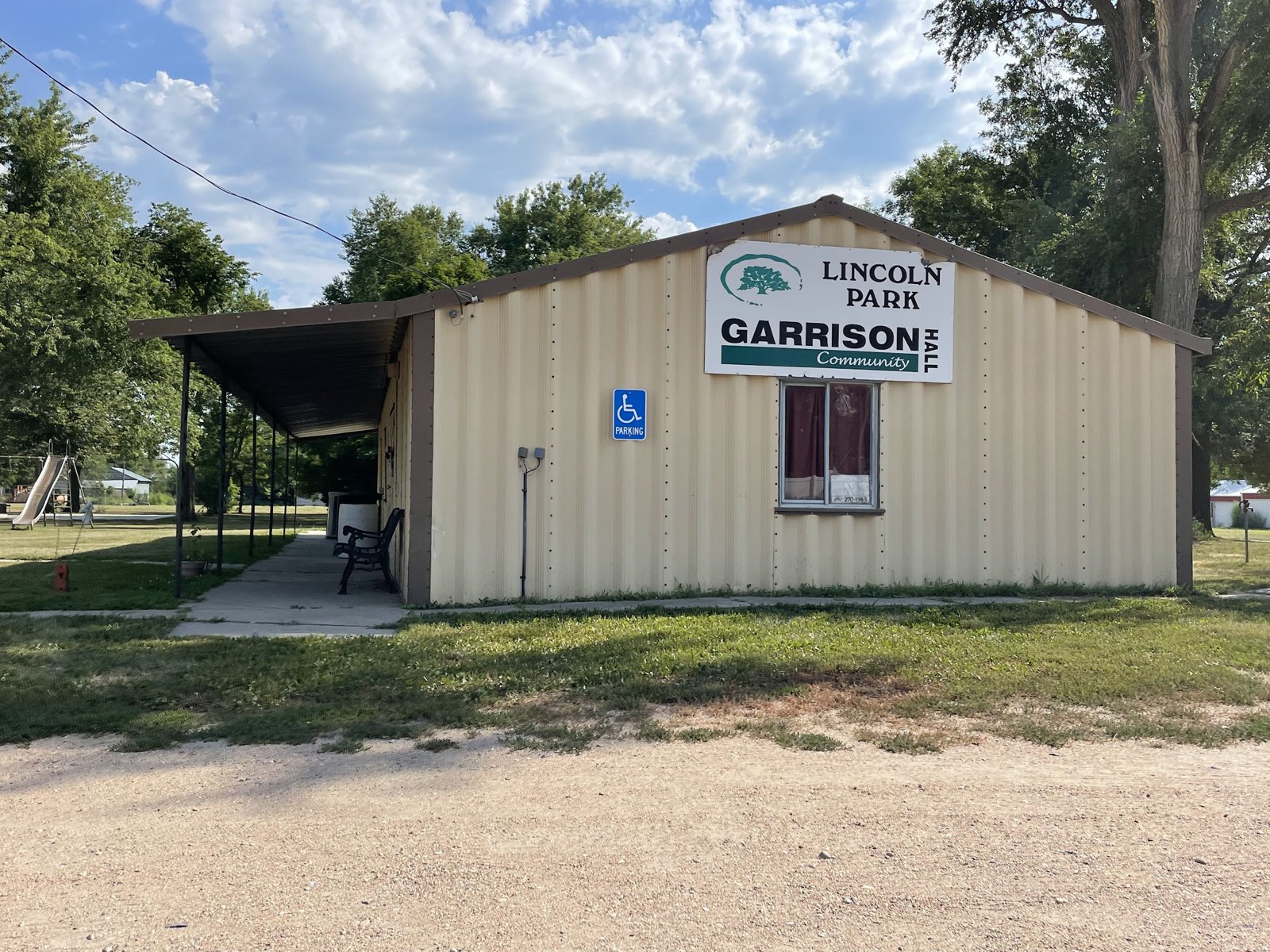 Lincoln Park community hall, Garrison, Nebraska Lincoln Park community hall, Garrison, Nebraska
