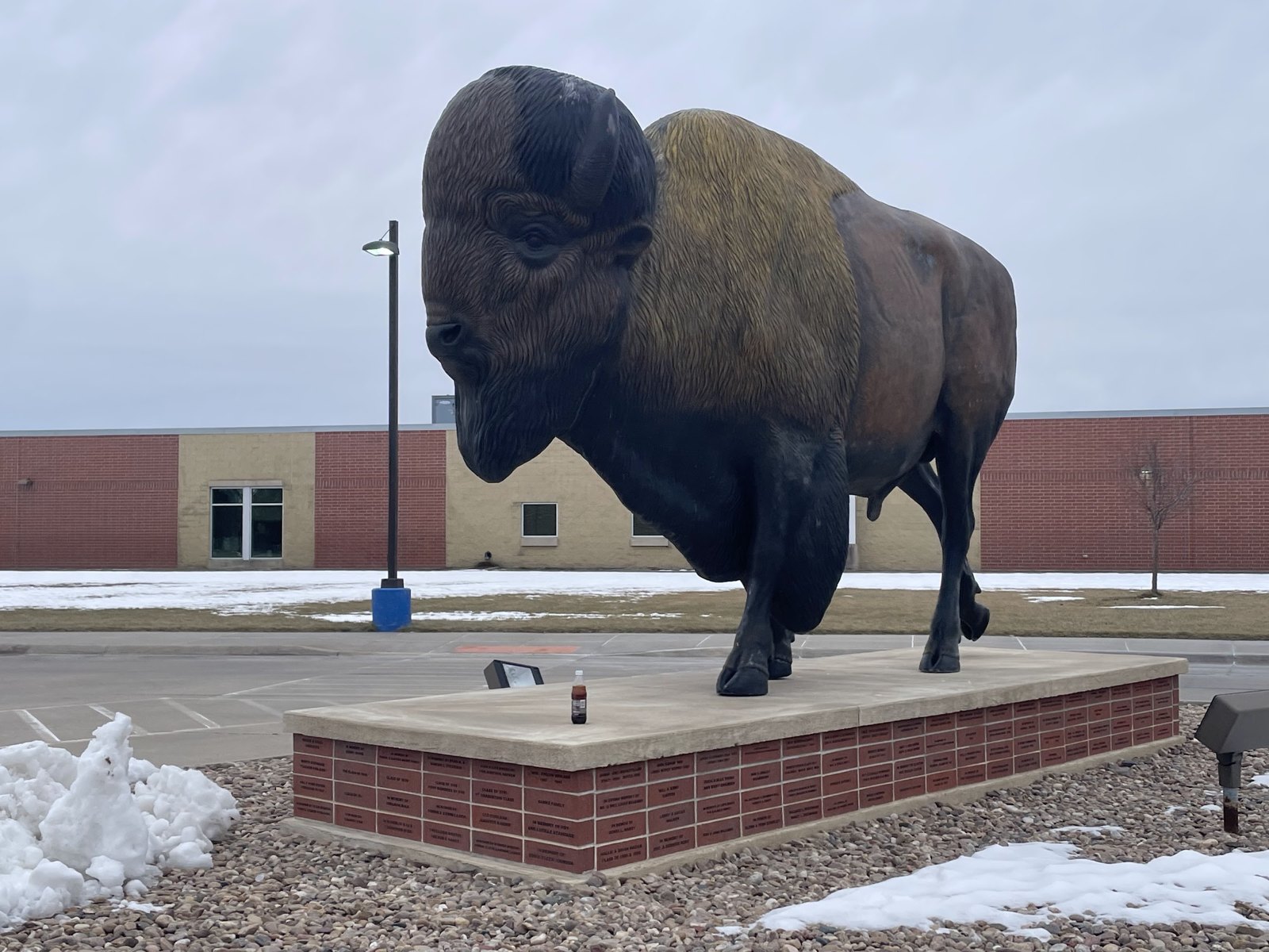 Buffalo statue, Gibbon, Nebraska