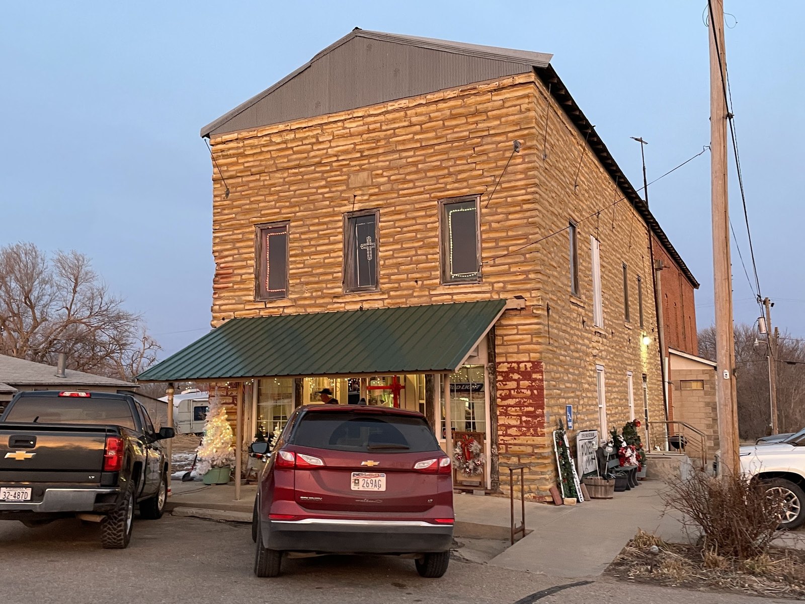 Historic stone building, Gilead, Nebraska
