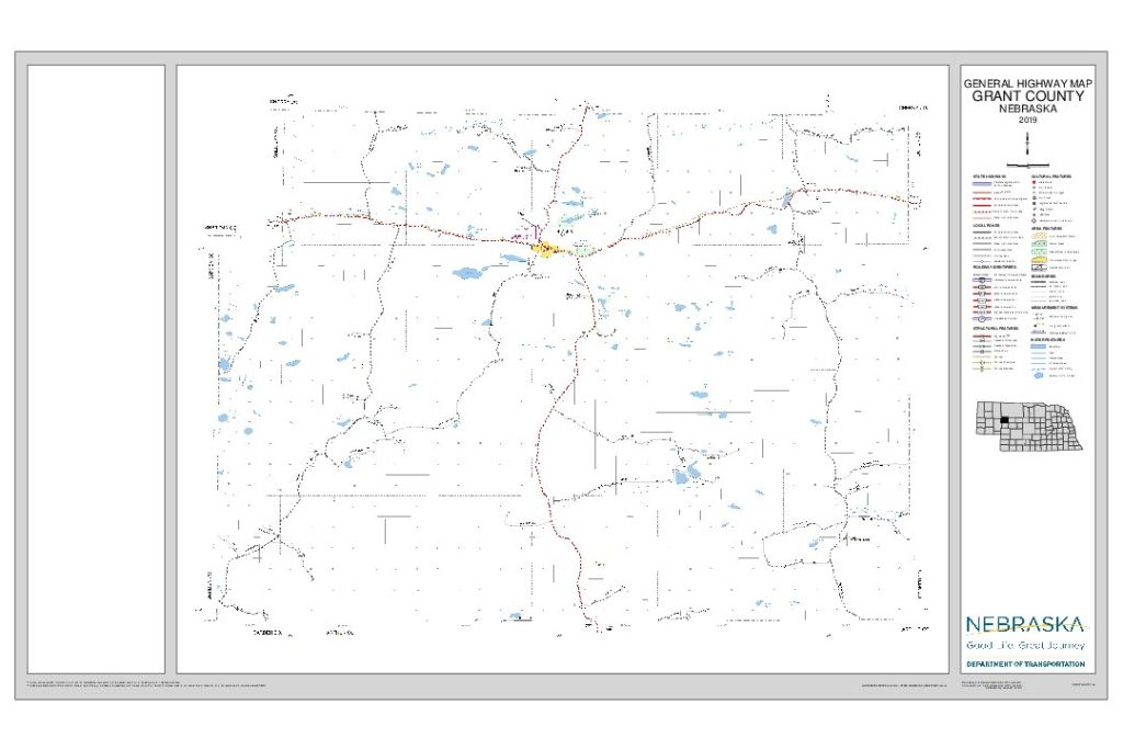 Grant County Road Map thumbnail