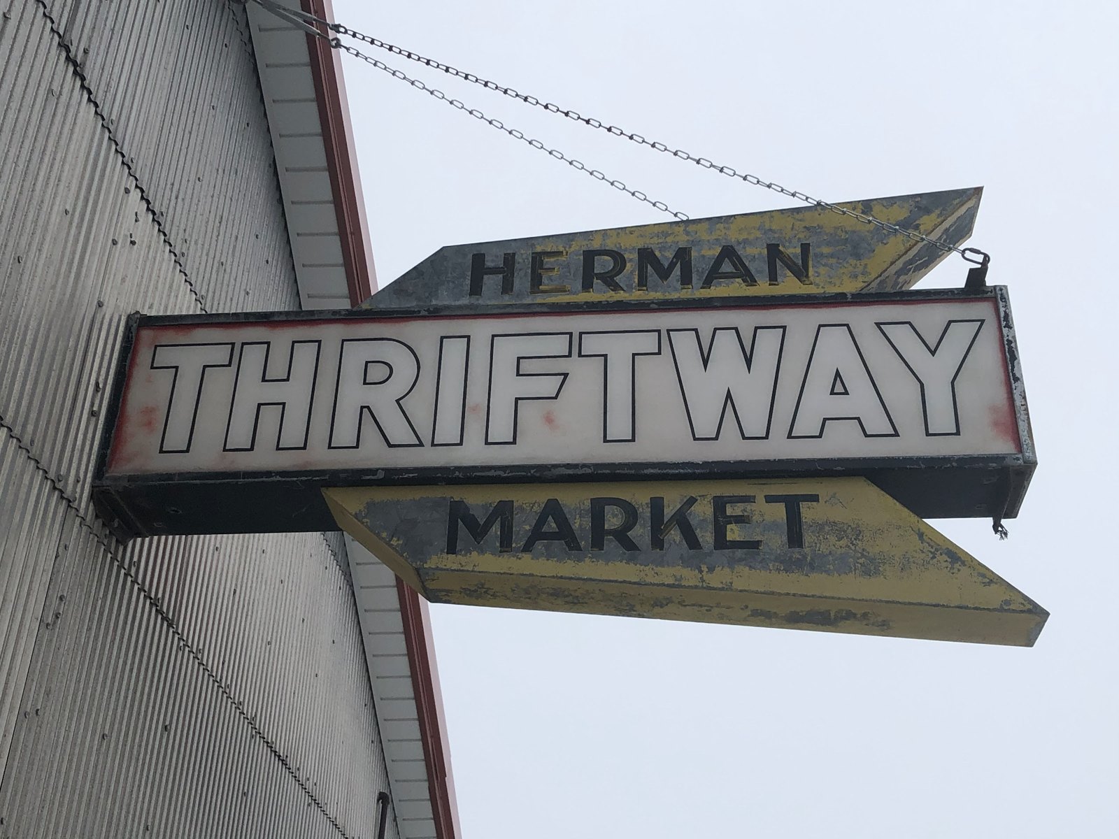 Herman Thriftway Market sign, Herman, Nebraska Herman Thriftway Market sign, Herman, Nebraska