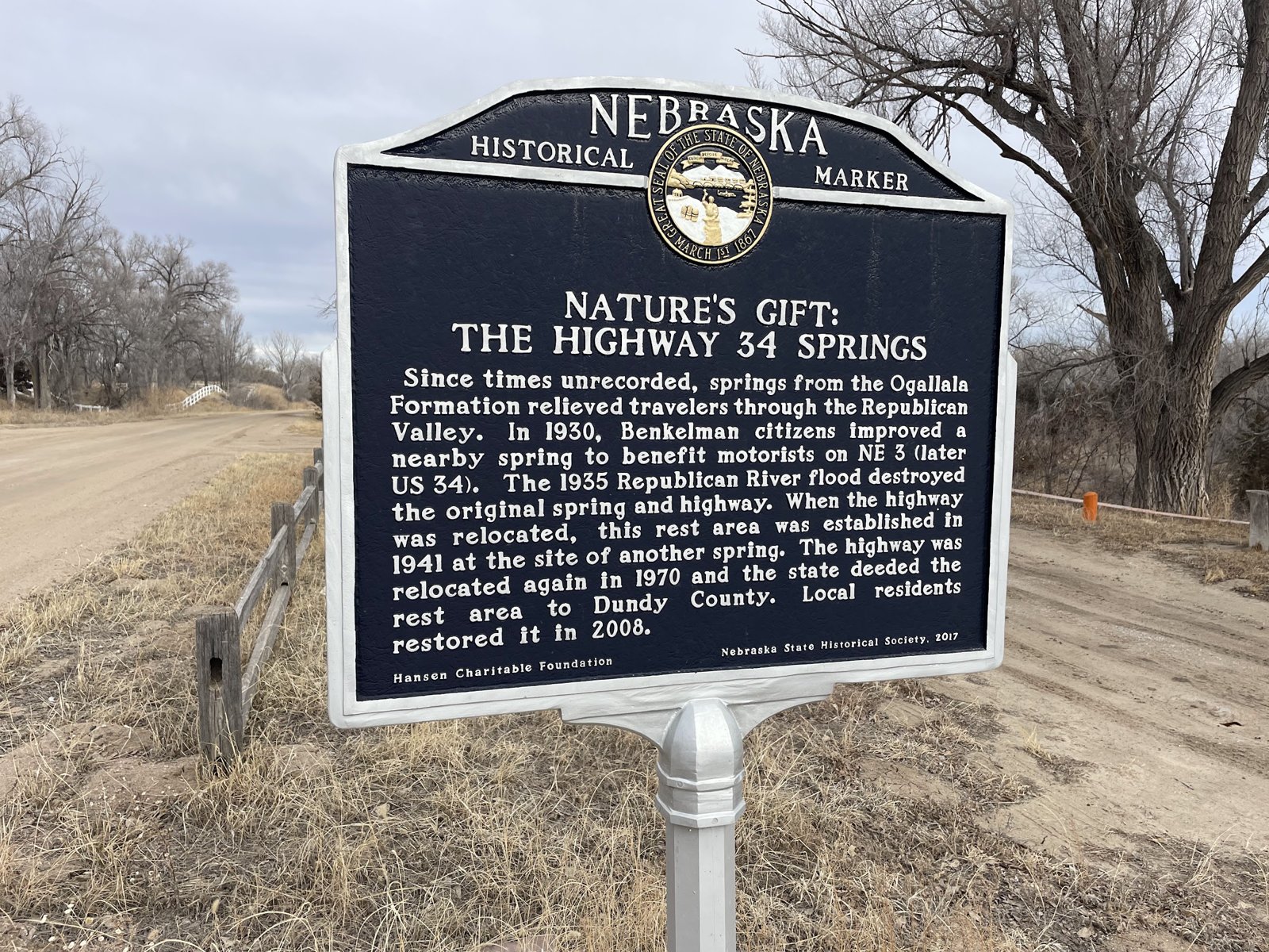 Nature’s Gift: The Highway 34 Springs Historical Marker