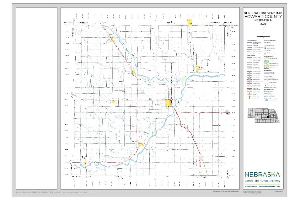 Howard County Road Map thumbnail