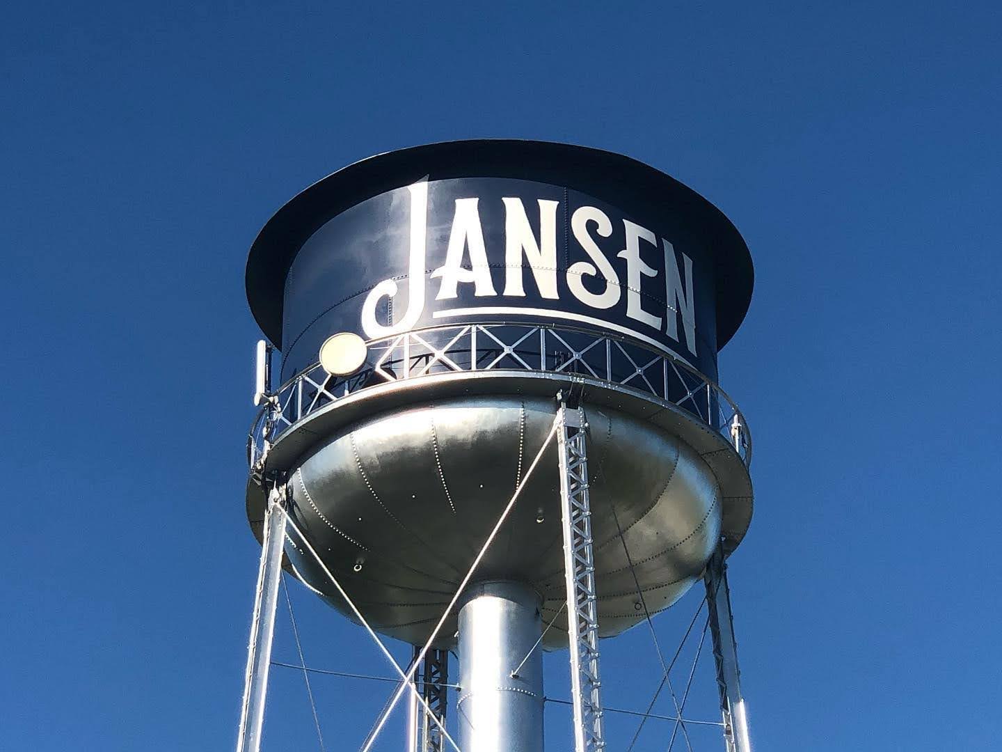 Water tower, Jansen, Nebraska Water tower, Jansen, Nebraska