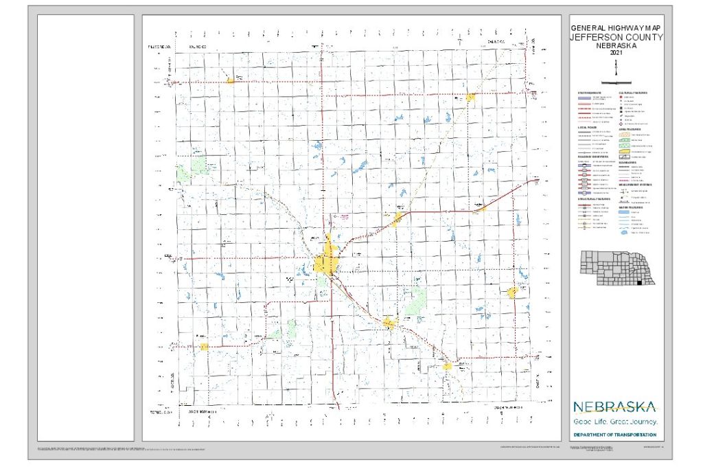 Jefferson County Road Map thumbnail