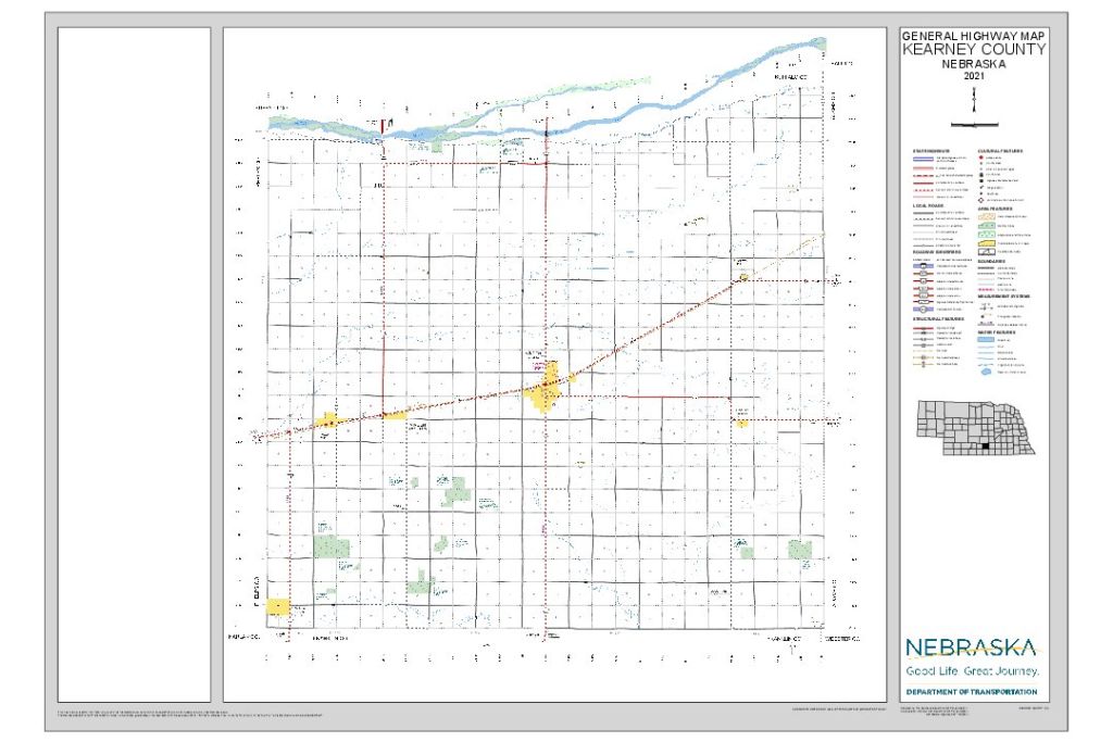 Kearney County Road Map thumbnail