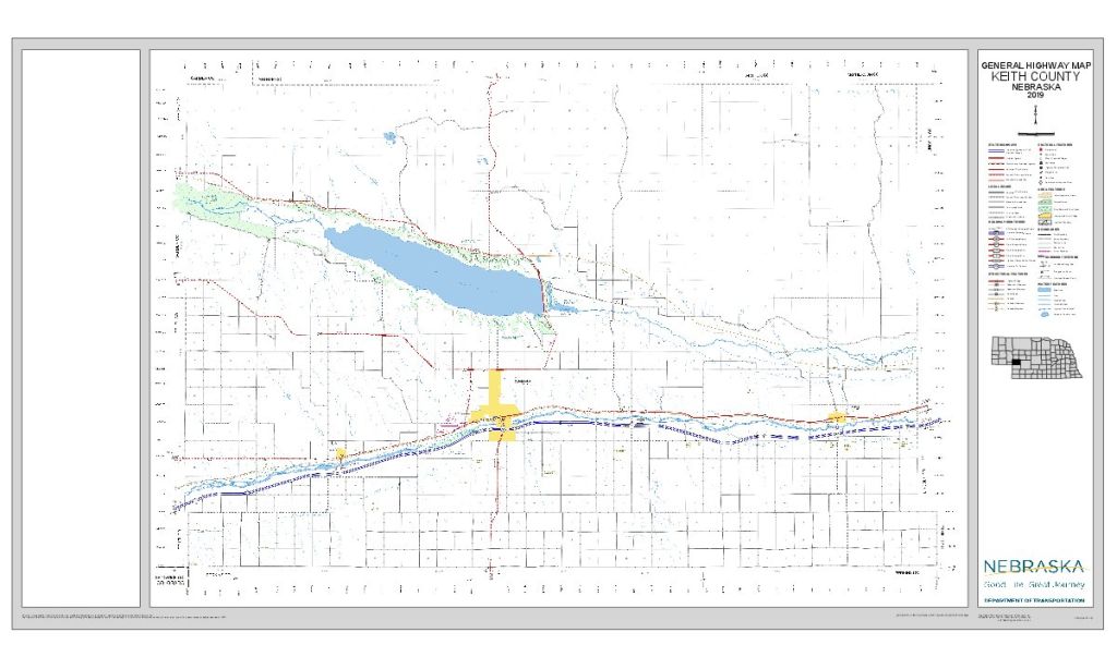 Keith County Road Map thumbnail