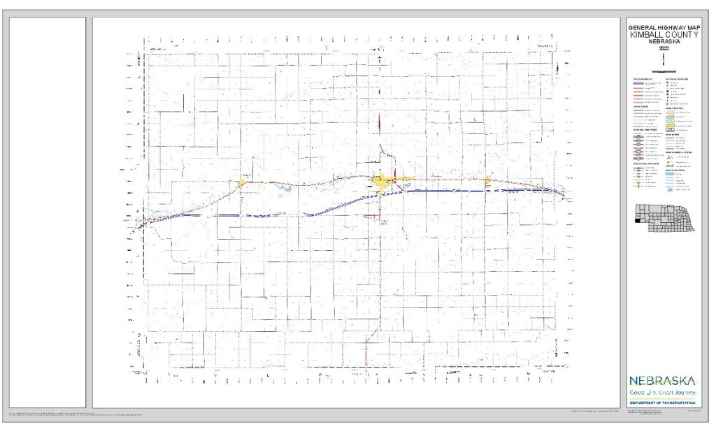 Kimball County Road Map thumbnail