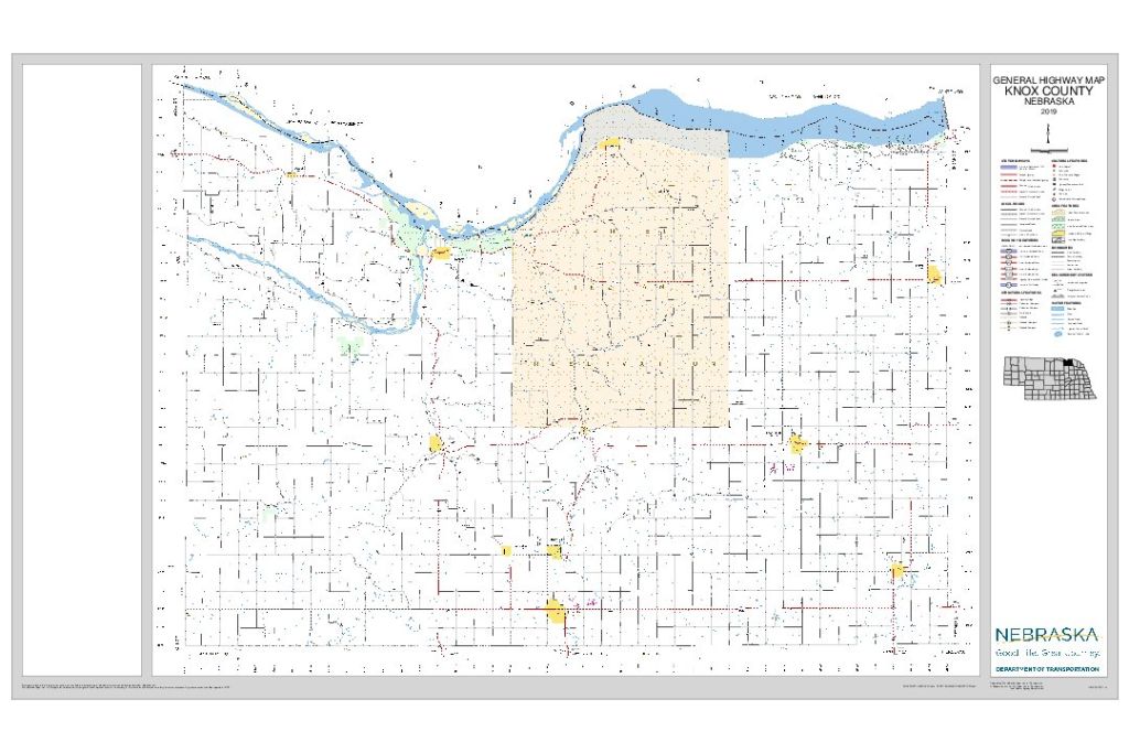 Knox County Road Map thumbnail