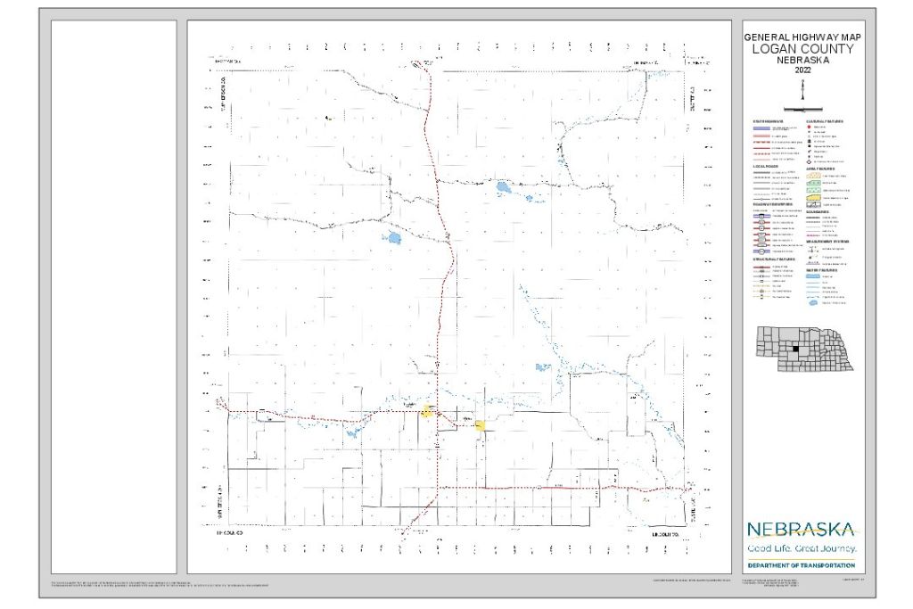 Logan County Road Map thumbnail
